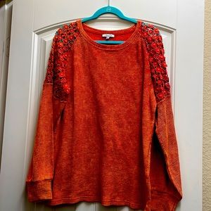 White Birch Long Sleeve Top size Large